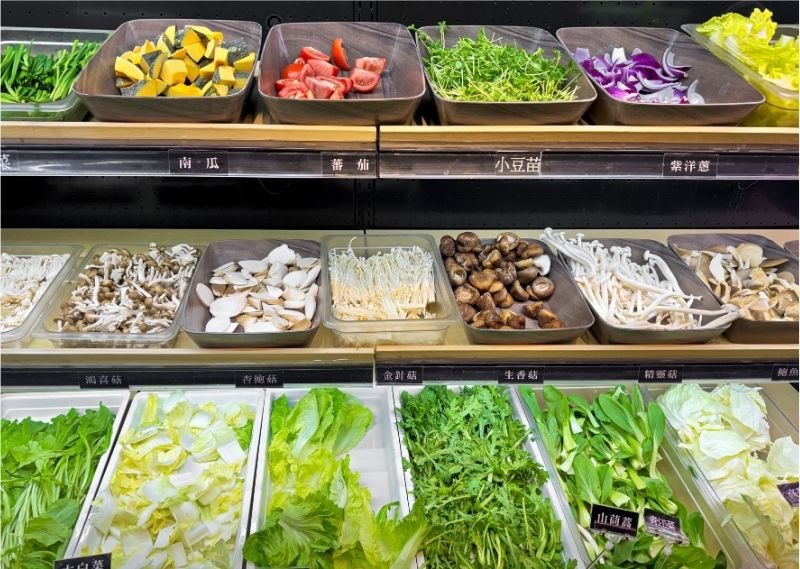 中壢素食餐廳｜中壢素食吃到飽｜福田永豐時尚鍋物蔬果百匯吃到飽