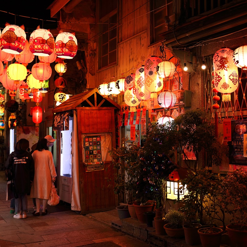 Tainan,City,,Taiwan, ,January,27th,2019,:,Shennong,Street,Lantern