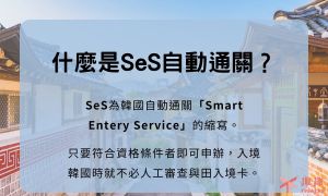 【Ses韓國快速通關】了解什麼是SeS自動通關？